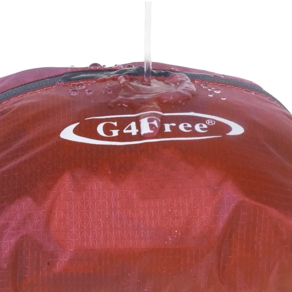 G4FREE Ultra Lightweight Foldable 20L Red Water Resistant Backpack (B× 4)